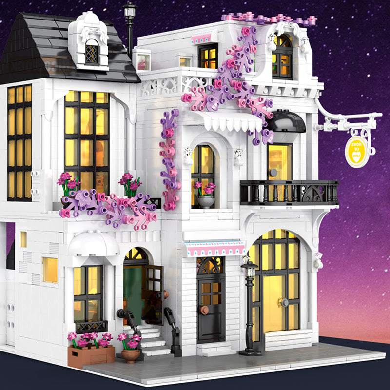 JUHANG 86013 MOC Creator Expert Europe Garden Street Building Blocks 2053pcs Bricks Ship From Europe 3-7 Days Delivery