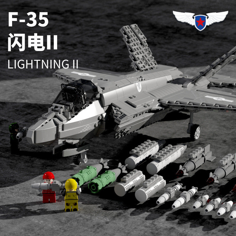 JUHANG 88003 Military series F-22 Raptor building blocks 1837pcs bricks Toys For Gift from China