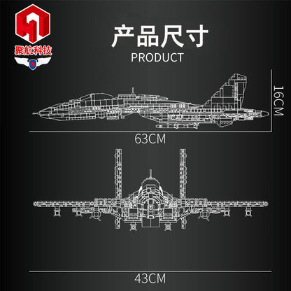 JUHANG 88006 Military series J-15 Flying Shark building blocks 1999pcs bricks Toys For Gift ship from China