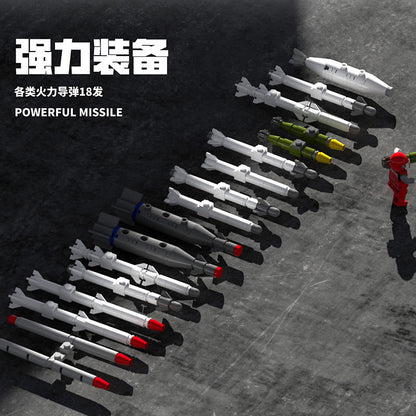 JUHANG 88006 Military series J-15 Flying Shark building blocks 1999pcs bricks Toys For Gift ship from China