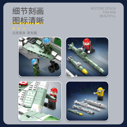 JUHANG 88008 Military series MIG-29 Mikoyan Gurevich Fighter Building Block model 1387pcs from China