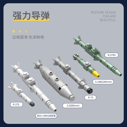 JUHANG 88008 Military series MIG-29 Mikoyan Gurevich Fighter Building Block model 1387pcs from China