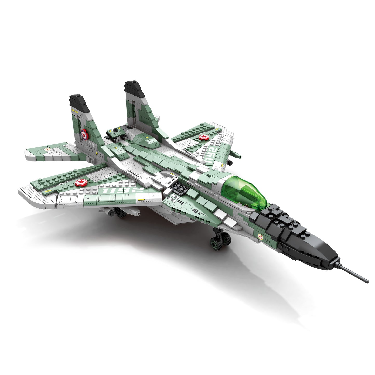 JUHANG 88008 Military series MIG-29 Mikoyan Gurevich Fighter Building Block model 1387pcs from China