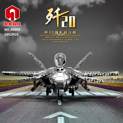 JUHANG 88009 Military series J-20 Stealth Fighter Building Block model 1911pcs from China