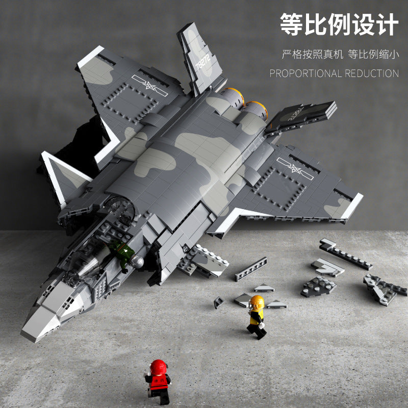 JUHANG 88009 Military series J-20 Stealth Fighter Building Block model 1911pcs from China