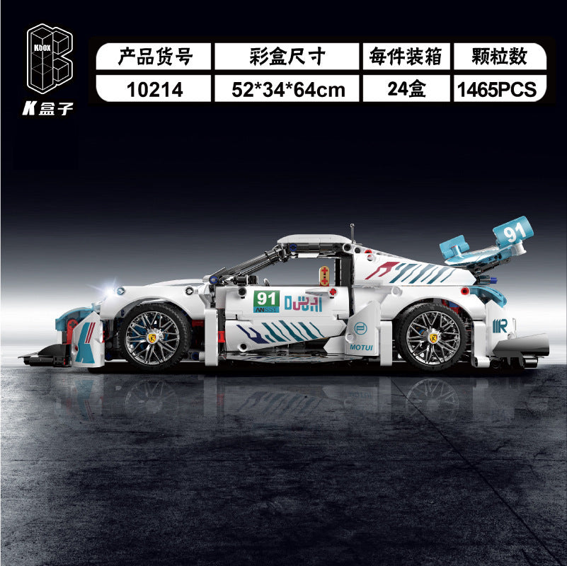 K BOX 10214 Technic 'Porsche' 911RS sports car building blocks 1465pcs Toys For Gift from China