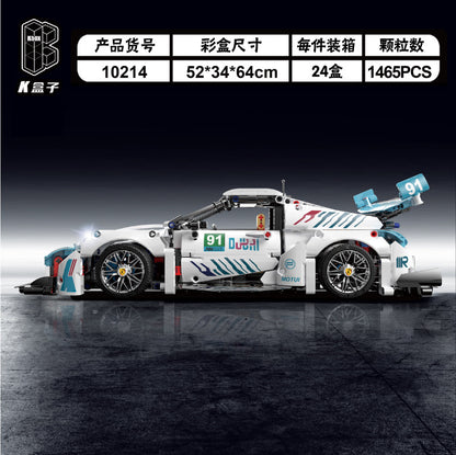 K BOX 10214 Technic 'Porsche' 911RS sports car building blocks 1465pcs Toys For Gift from China