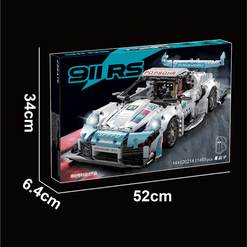 K BOX 10214 Technic 'Porsche' 911RS sports car building blocks 1465pcs Toys For Gift from China