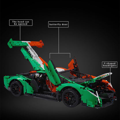 K-BOX 10222 MOC Cool Technic Sports Car model building blocks 3611pcs bricks toys from China.