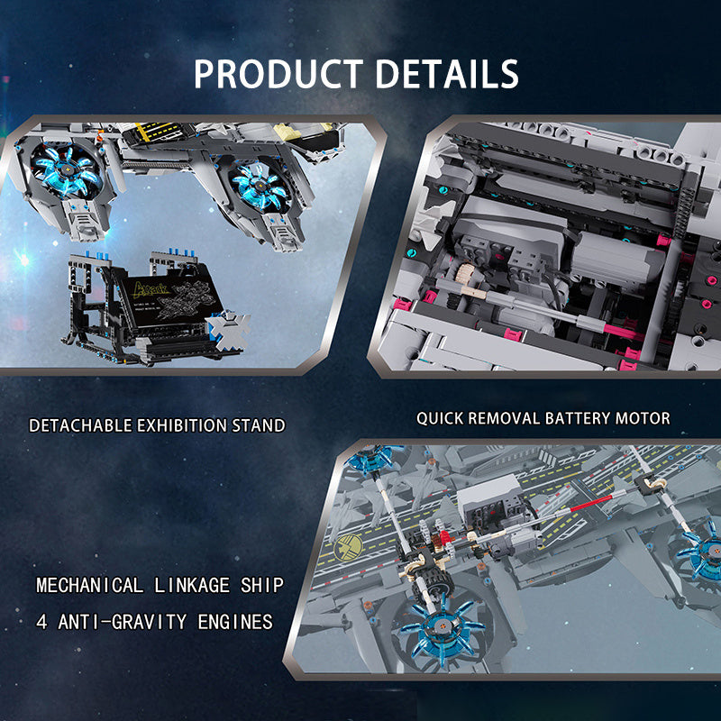 K-Box 10218 Moc Technic Leaguer Heroes Helicarrier with Motor Building Blocks 3385pcs Bricks Toys From Europe 3-7 Days Delivery