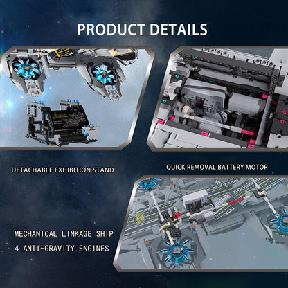 K-Box 10218 Moc Technic Leaguer Heroes Helicarrier with Motor Building Blocks 3385pcs Bricks Toys From Europe 3-7 Days Delivery