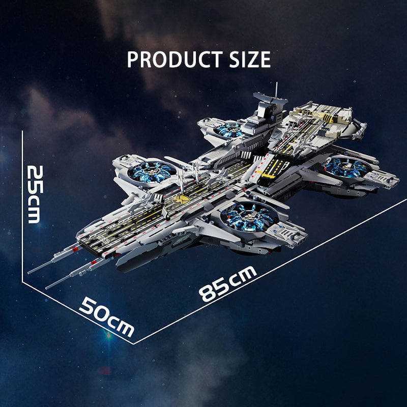 K-Box 10218 Moc Technic Leaguer Heroes Helicarrier with Motor Building Blocks 3385pcs Bricks Toys From Europe 3-7 Days Delivery