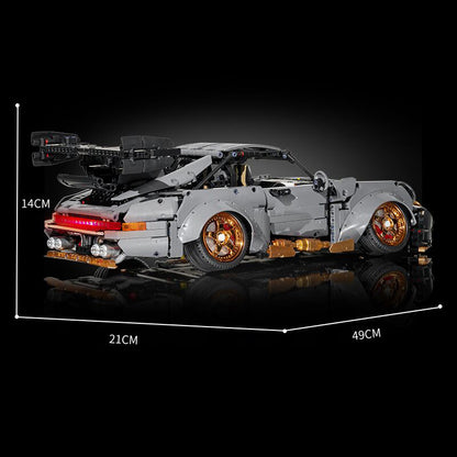K-Box 10220B Moc 1:10 Technical Cement gray low-lying sports Car Model building blocks 2345pcs bricks toys ship from China.