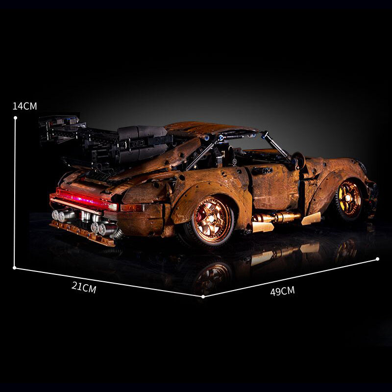 K-Box 10220C MOC 1:10 Technical Ruins Racers sports car model 2435pcs bricks building blocks toys ship from China.