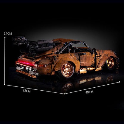 K-Box 10220C MOC 1:10 Technical Ruins Racers sports car model 2435pcs bricks building blocks toys ship from China.