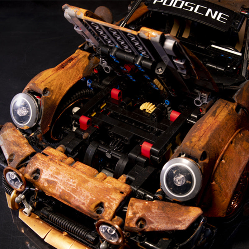 K-Box 10220C MOC 1:10 Technical Ruins Racers sports car model 2435pcs bricks building blocks toys ship from China.