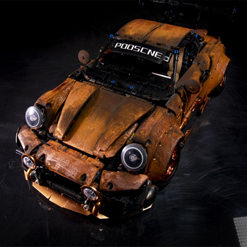 K-Box 10220C MOC 1:10 Technical Ruins Racers sports car model 2435pcs bricks building blocks toys ship from China.