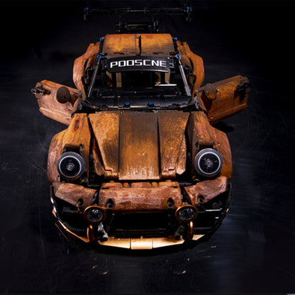 K-Box 10220C MOC 1:10 Technical Ruins Racers sports car model 2435pcs bricks building blocks toys ship from China.