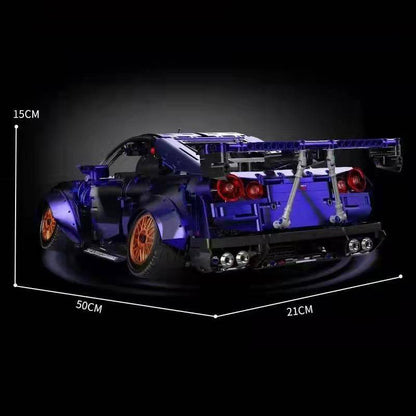 K-Box 10221 Technic Moc GT-R 1:10 Car Model static version Building Blocks 2389pcs Bricks Toys From China.