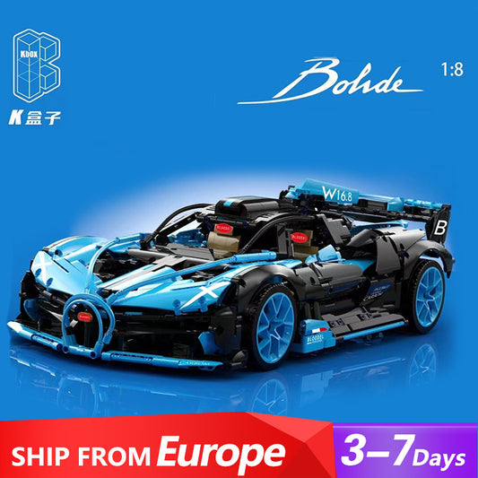 K-box 10211B Moc Technic Bolide Sports Car static version Building Blocks 3558pcs Bricks Toys From Europe 3-7 Days Delivery