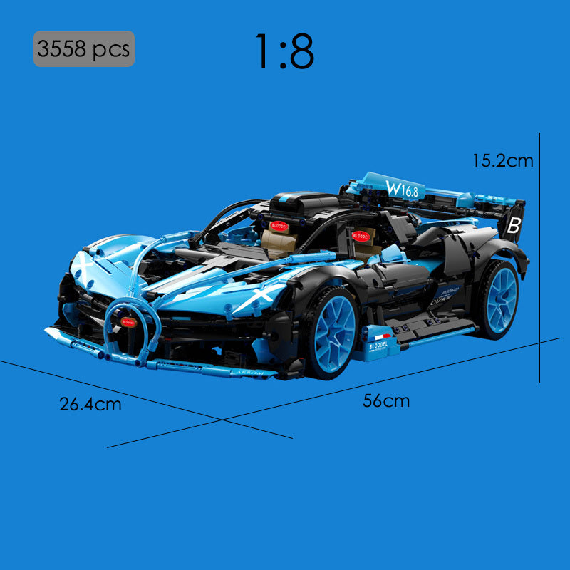 K-box 10211B Moc Technic Bolide Sports Car static version Building Blocks 3558pcs Bricks Toys From Europe 3-7 Days Delivery