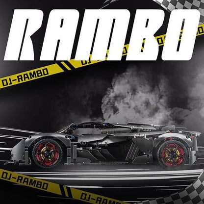 K-box 10246B Technic Static Version 1:8 Terzo Millennio DJ Rambo Sports Car Building Blocks 3358pcs Bricks Toys from China Delivery.