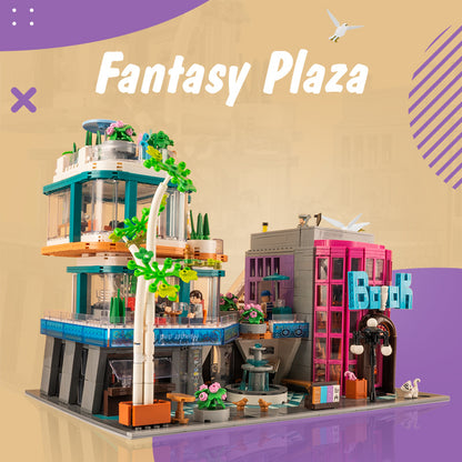 K-box K10507 City Street Fantasy Plaza Building Blocks 3140pcs Bricks Toys From China Delivery.