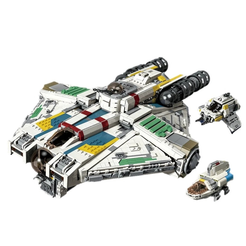K110 Star Wars Ghost VCX-100 light freighter Building Blocks 4577PCS Bricks Toys From USA Delivery.