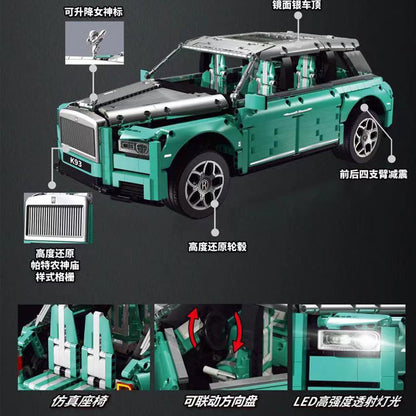 K93 Super 18K Rolls-Royce Cullinan Building Blocks 3161pcs Bricks Ship From China