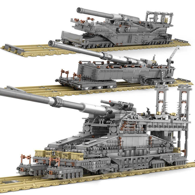 KAZI 10005 Military series German 80cm K[E] Railway Gun Dora building blocks 3846pcs bricks Toys For Gift from China