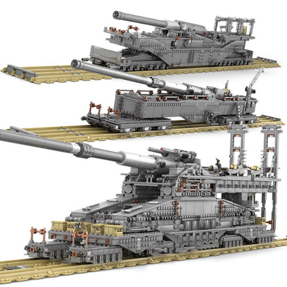 KAZI 10005 Military series German 80cm K[E] Railway Gun Dora building blocks 3846pcs bricks Toys For Gift from China