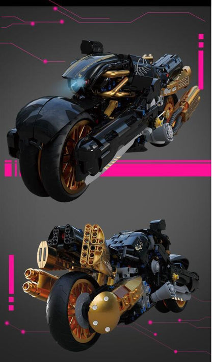 KBOX 10248 FINEL FANTESSYS Technic motorcycle Model building blocks 1388pcs bricks toy from China.