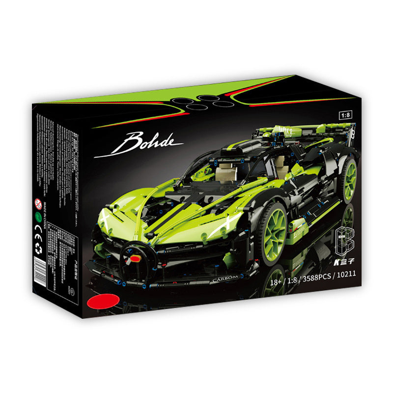 KBox 10211 Technice Bugatti Bolide building blocks 3588 bricks Toys For Gift from China