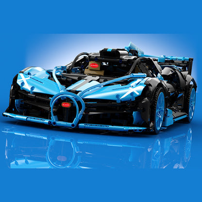KBox 10211B Technice Blue Bugatti Bolide Building Blocks 3588pcs Bricks From China