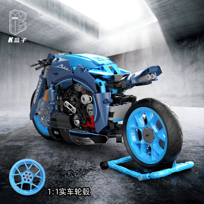 KBox 10217 Technic Bugatti Diavel Motorcycle Building block model Toy 986pcs from China