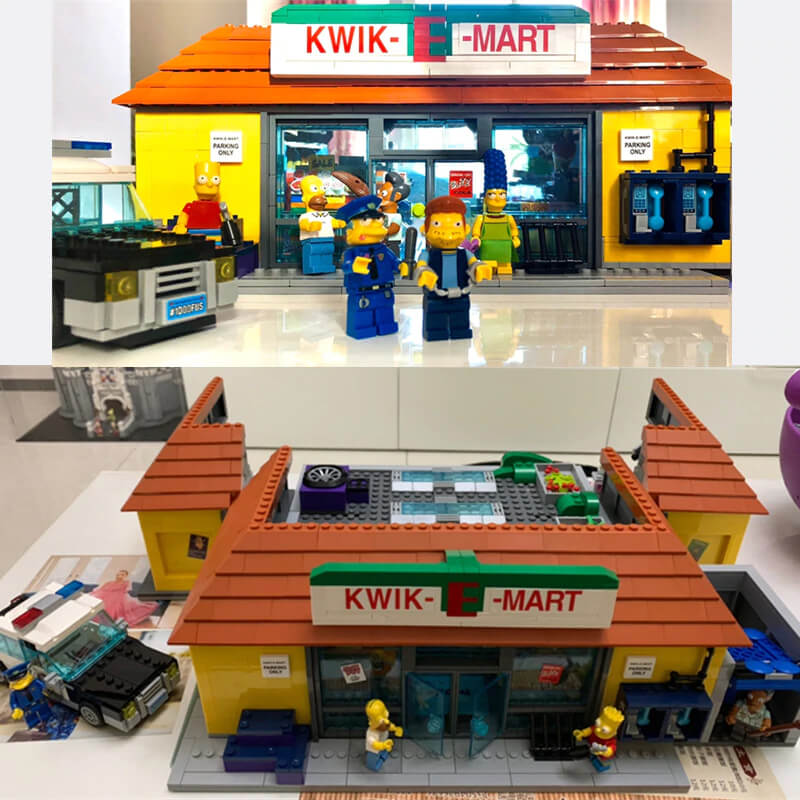 KING 83004 The Kwik-E-Mart Compatible LEGO 71016