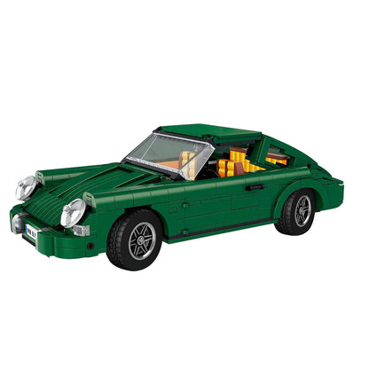 KIYUI 10001 Technic 911 car building blocks model Green Retro Sports Car 900pcs Bricks from China.