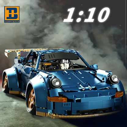 KYLERS YC-23006 MOC Technical Building Blokcs 1:10 Remote control sports Car No.911 Optional  Motor 3200pcs from China.