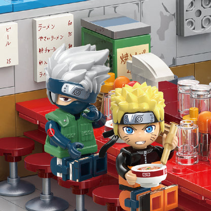 Keeppley K20509 Moc Movie View Noodle Shop Building Blocks Japanese Architecture House Model Bricks Toys from China