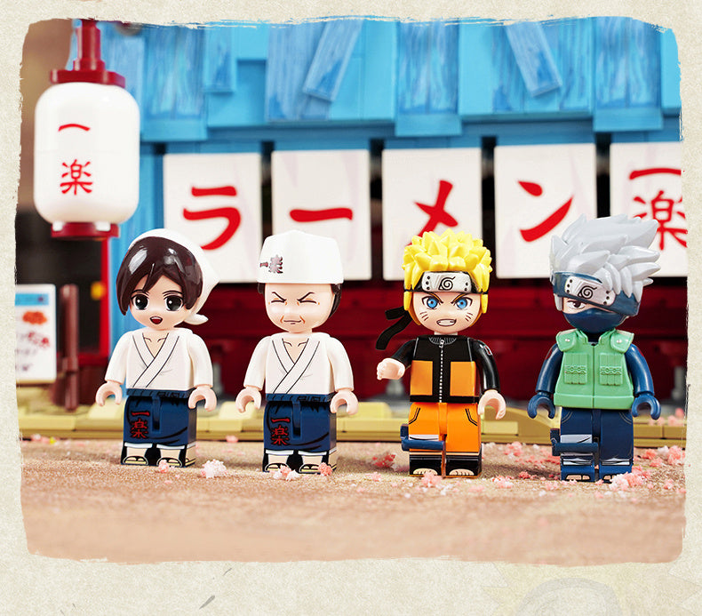 Keeppley K20509 Moc Movie View Noodle Shop Building Blocks Japanese Architecture House Model Bricks Toys from China