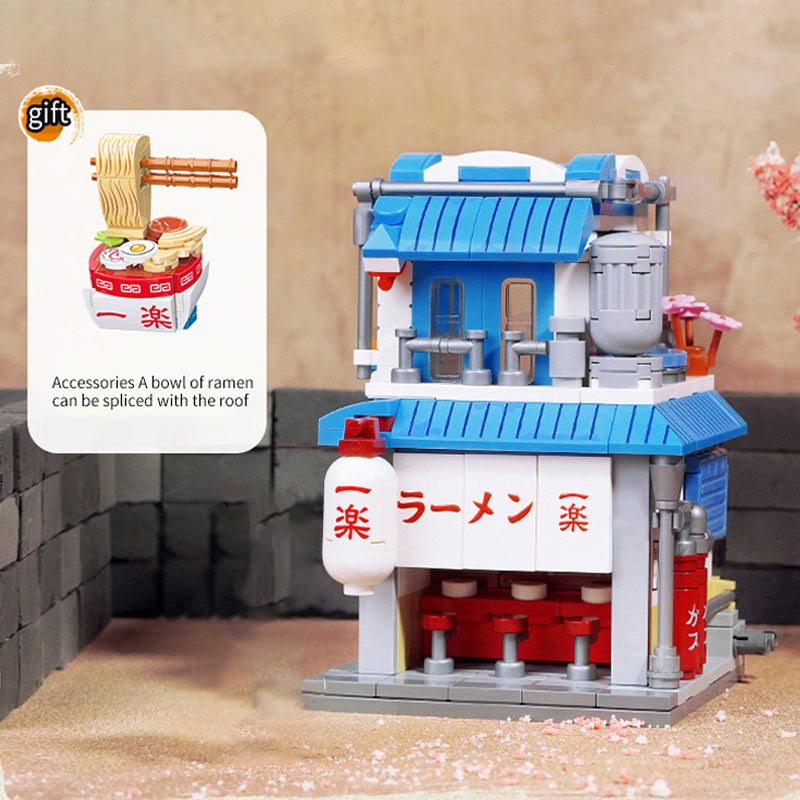 Keeppley K20514 K20515 K20516 K20517 K20518 All Sets Movie &amp; Game "Naruto"Konoha Hidden Village Street View Building Blocks from China Delivery.