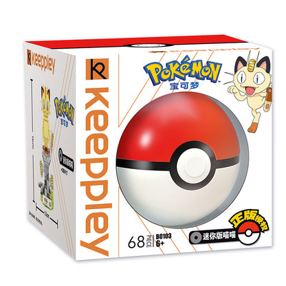 Keeppley Mini Pokémon Assembled Small Building Blocks Pokemon Series Pikachu Model Toys from China