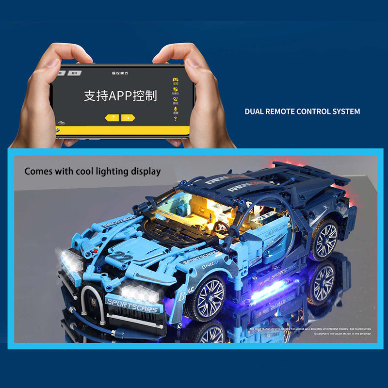 LD0755 Moc Technic Remote Control Rambo Sports Car Building Blocks 1280pcs Bricks Toys From China. [with Motor]