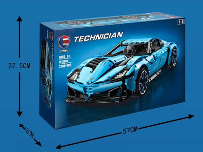 LEJ 906 MOC 31189 Il Toro Azzurro Super Car