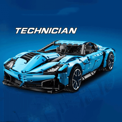 LEJ 906 MOC 31189 Il Toro Azzurro Super Car