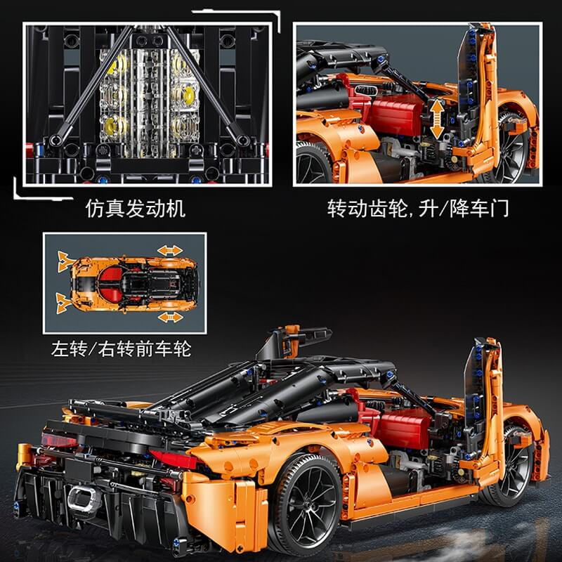 LE-J 905 MOC30506 LE-J905 Konisegg Regera Super Car by Dugald_Lego