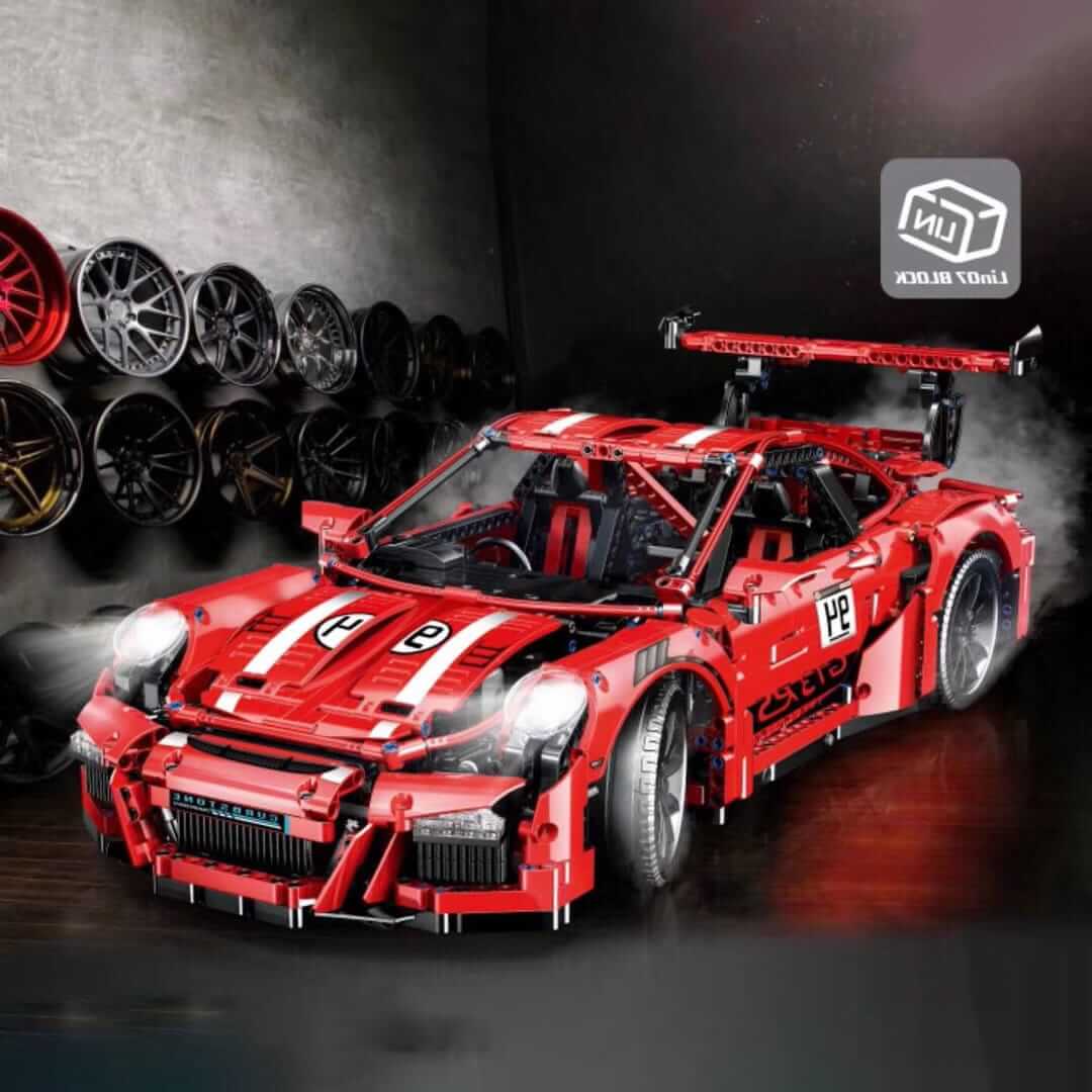 LIN 0015 Porsche 911 Super Car Red