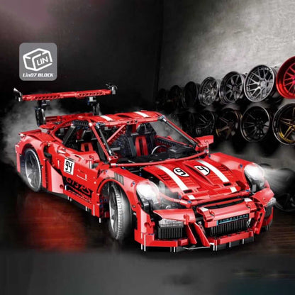 LIN 0015 Porsche 911 Super Car Red