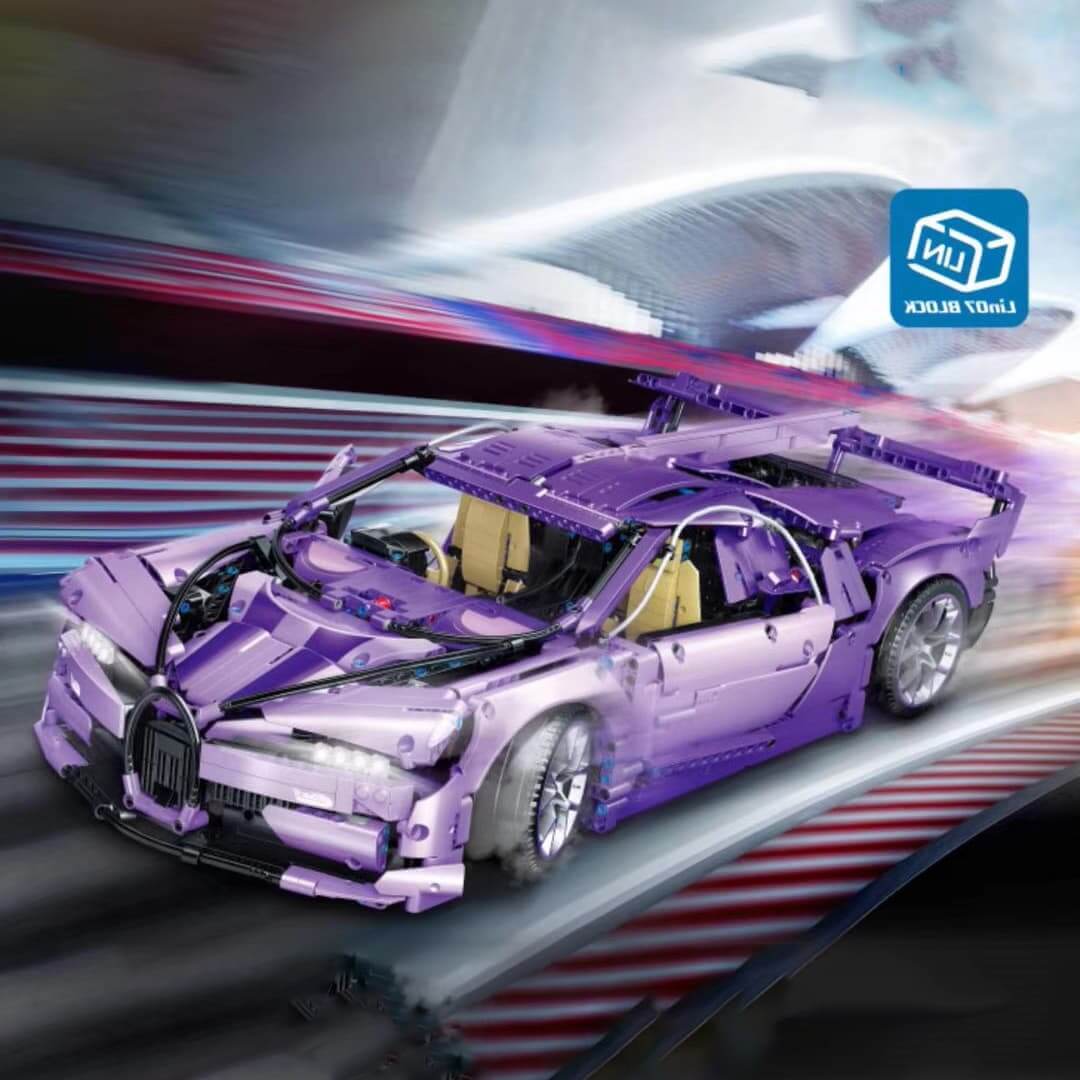 LIN 0016 Bugatti Chiron Purple