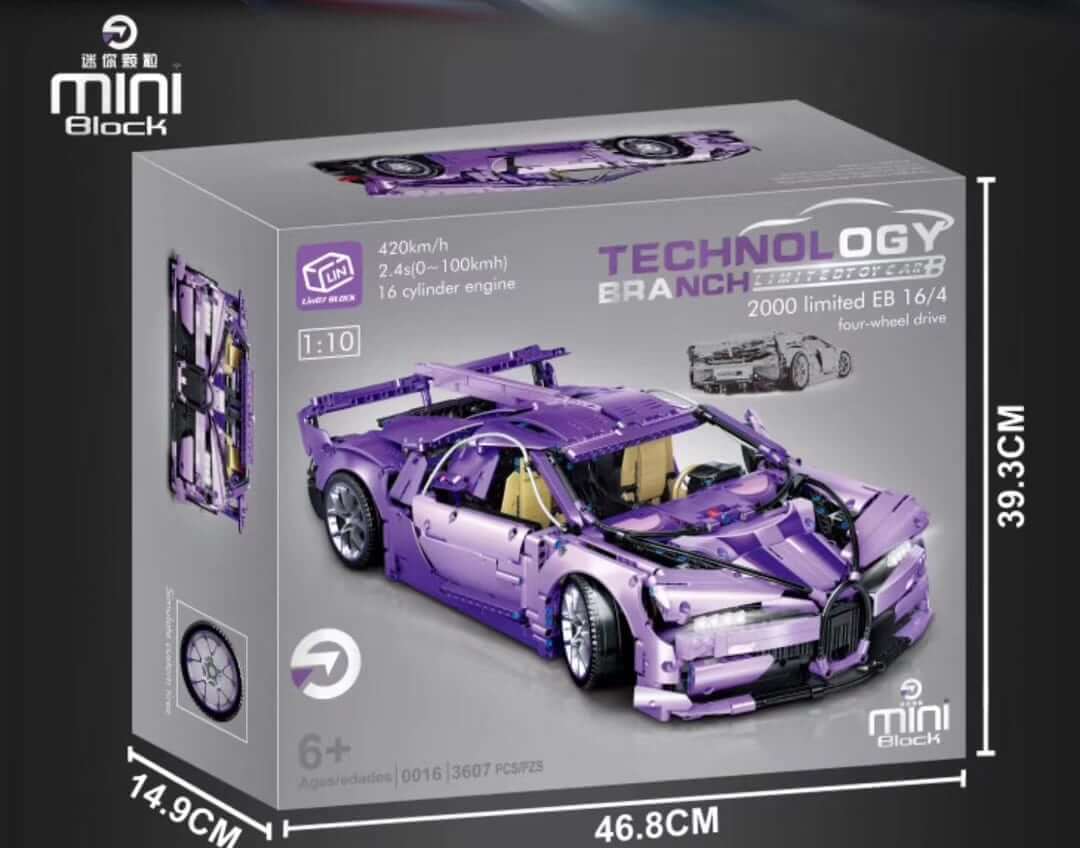 LIN 0016 Bugatti Chiron Purple